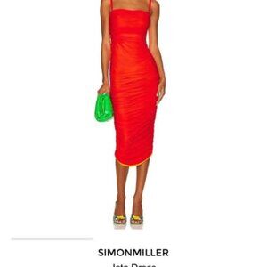 New with tags Simon Miller Jota dress in poppy. Size small.